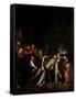Resurrection of Lazarus-Caravaggio-Framed Stretched Canvas