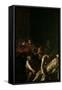 Resurrection of Lazarus-Caravaggio-Framed Stretched Canvas