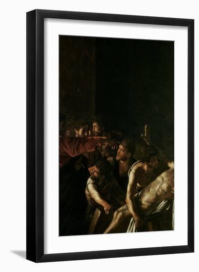 Resurrection of Lazarus-Caravaggio-Framed Giclee Print