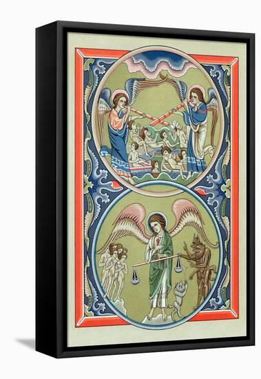Resurrection of the Dead and Weighing of Souls at the Last Judgement-null-Framed Stretched Canvas