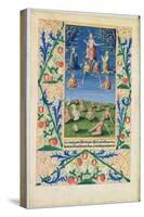 Resurrection of the Saved, from the Book of Hours of Louis D'Orleans, 1469-Jean Colombe-Stretched Canvas