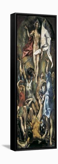 Resurrection-El Greco-Framed Stretched Canvas