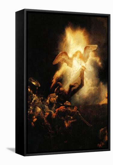 Resurrection-Rembrandt van Rijn-Framed Stretched Canvas