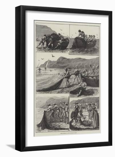Reta-Fishing on the Corsican Coast-null-Framed Giclee Print