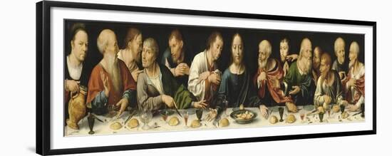 Retable de la déploration du Christ-Joos Van Cleve-Framed Premium Giclee Print