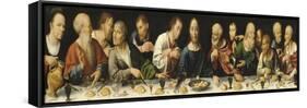 Retable de la déploration du Christ-Joos Van Cleve-Framed Stretched Canvas