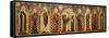 Retable Depicting the Crucifixion with Eight Saints, C.1300-English School-Framed Stretched Canvas