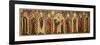 Retable Depicting the Crucifixion with Eight Saints, C.1300-English School-Framed Premium Giclee Print