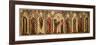 Retable Depicting the Crucifixion with Eight Saints, C.1300-English School-Framed Giclee Print