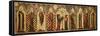 Retable Depicting the Crucifixion with Eight Saints, C.1300-English School-Framed Stretched Canvas