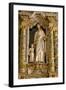 Retable in the Rosary Detail Dating from the 17th Century Showing St. Joseph and Child-Guy Thouvenin-Framed Photographic Print