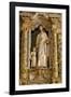 Retable in the Rosary Detail Dating from the 17th Century Showing St. Joseph and Child-Guy Thouvenin-Framed Photographic Print