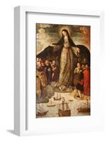 Retablo De La Virgen De Los Mareantes (Altarpiece of the Virgin De Los Mareantes), Real Alcazar De-Godong-Framed Photographic Print