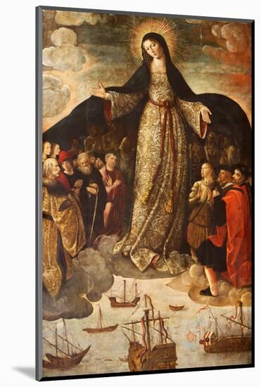 Retablo De La Virgen De Los Mareantes (Altarpiece of the Virgin De Los Mareantes), Real Alcazar De-Godong-Mounted Photographic Print