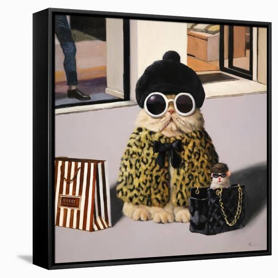 Retail Therapy-Lucia Heffernan-Framed Stretched Canvas