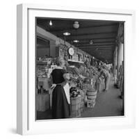 Retail Vegetable Markets Line the Decatur Street Side of the French Market-null-Framed Photographic Print