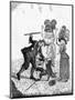 Retaliation, or the Cudgeller Caught'-John Kay-Mounted Art Print