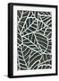 Reticulated Leaf Patterns-Found Image Press-Framed Giclee Print