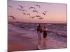 Retired Couple Relaxing on the Beach-Bill Bachmann-Mounted Photographic Print