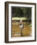 Retired Man Fly-Fishing-Bill Bachmann-Framed Photographic Print