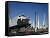 Retired Shuttle and Rockets, Kennedy Space Center, Florida, USA-Adina Tovy-Framed Stretched Canvas