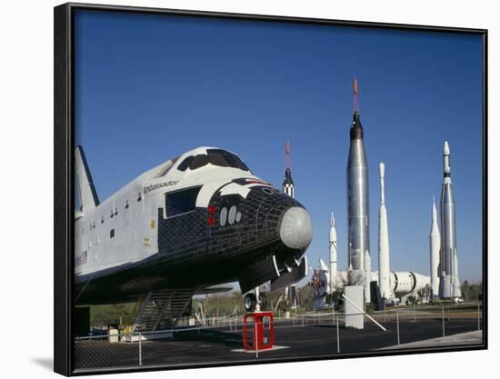 Retired Shuttle and Rockets, Kennedy Space Center, Florida, USA-Adina Tovy-Framed Photographic Print