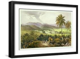 Retirement Estate, St. James's, Plate 13 from 'West Indian Scenery: Illustrations of Jamaica',…-Joseph Bartholomew Kidd-Framed Giclee Print