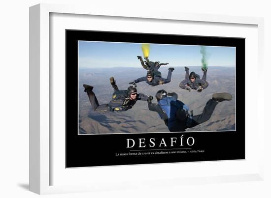 Reto. Cita Inspiradora Y Póster Motivacional-null-Framed Photographic Print