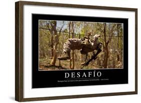 Reto. Cita Inspiradora Y Póster Motivacional-null-Framed Photographic Print