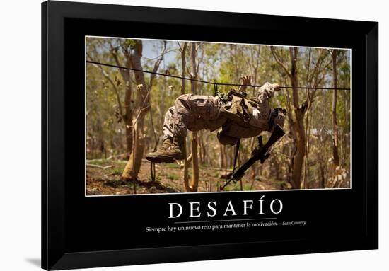 Reto. Cita Inspiradora Y Póster Motivacional-null-Framed Photographic Print