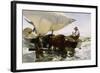 Retour de pêche, halage de la barque-Joaquín Sorolla y Bastida-Framed Giclee Print