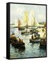 Retour Des Pecheurs a Concarneau-Fernand Legout-Gerard-Framed Stretched Canvas