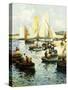 Retour Des Pecheurs a Concarneau-Fernand Legout-Gerard-Stretched Canvas