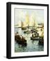 Retour Des Pecheurs a Concarneau-Fernand Legout-Gerard-Framed Giclee Print