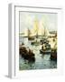 Retour Des Pecheurs a Concarneau-Fernand Legout-Gerard-Framed Giclee Print