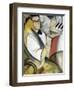 Retrato de Antonio-Rafael Barradas-Framed Art Print