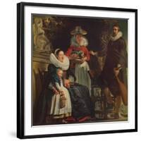 'Retrato de Familia', (Painter's Family), 1612-1622, (c1934)-Jacob Jordaens-Framed Giclee Print