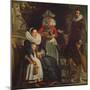 'Retrato de Familia', (Painter's Family), 1612-1622, (c1934)-Jacob Jordaens-Mounted Giclee Print