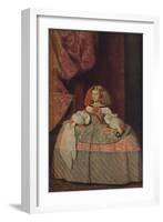 'Retrato de la Infanta Dona Margarita', (Portriat of Infanta Margarita Teresa), 1660, (c1934)-Diego Velasquez-Framed Giclee Print