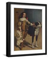 'Retrato del bufon Don Antonio, el 'Inglés', (Portrait of Jester Don Antonio), 1650, (c1934)-Diego Velasquez-Framed Giclee Print