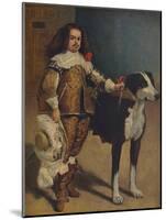 'Retrato del bufon Don Antonio, el 'Inglés', (Portrait of Jester Don Antonio), 1650, (c1934)-Diego Velasquez-Mounted Giclee Print