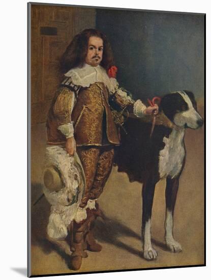 'Retrato del bufon Don Antonio, el 'Inglés', (Portrait of Jester Don Antonio), 1650, (c1934)-Diego Velasquez-Mounted Giclee Print