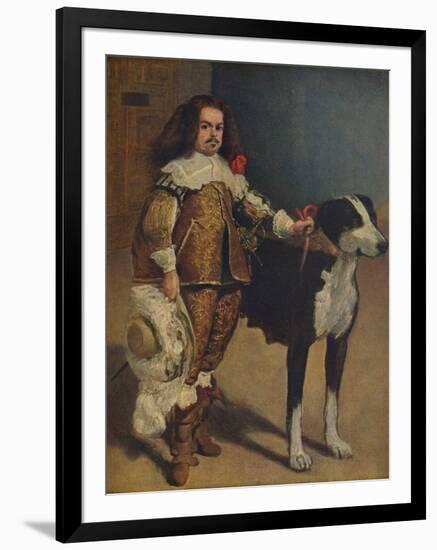 'Retrato del bufon Don Antonio, el 'Inglés', (Portrait of Jester Don Antonio), 1650, (c1934)-Diego Velasquez-Framed Giclee Print