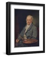 'Retrato Del Pintor Don Francsico Goya', (The painter Francisco de Goya), 1826, (c1934)-Vicente Lopez y Portana-Framed Giclee Print