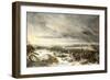 Retreat from Russia in 1812-Nicolas-Toussaint Charlet-Framed Giclee Print
