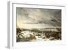 Retreat from Russia in 1812-Nicolas-Toussaint Charlet-Framed Giclee Print