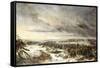 Retreat from Russia in 1812-Nicolas-Toussaint Charlet-Framed Stretched Canvas