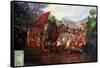 Retreat of Hernando Cortes Form Tenochtitlan, Mexico, 1520-null-Framed Stretched Canvas