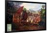 Retreat of Hernando Cortes Form Tenochtitlan, Mexico, 1520-null-Framed Giclee Print