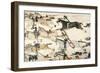 Retreat of Major Marcus Reno's Command-Amos Bad Heart Buffalo-Framed Giclee Print